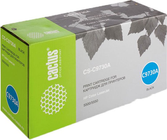 Картридж CACTUS CS-C9730A (аналог HP C9730A) - фото