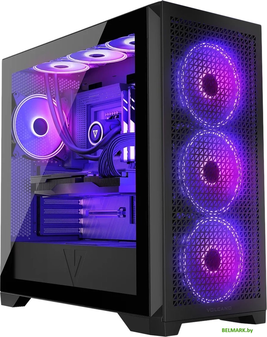 Корпус MODECOM Volcano Expanse T Apex ARGB Midi (черный) - фото