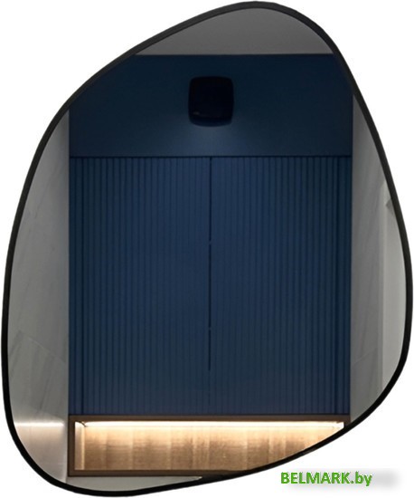 Зеркало eMZe 72x90 LED.UV.NF.72.90.CHE.SW.4K (черный УФ-окантовкой и подсветкой) - фото