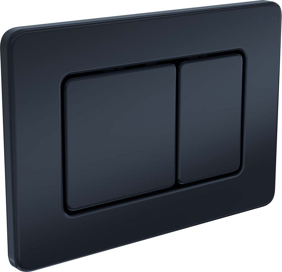 Панель смыва Aquatek KDI-0000040 (черный матовый) - фото2