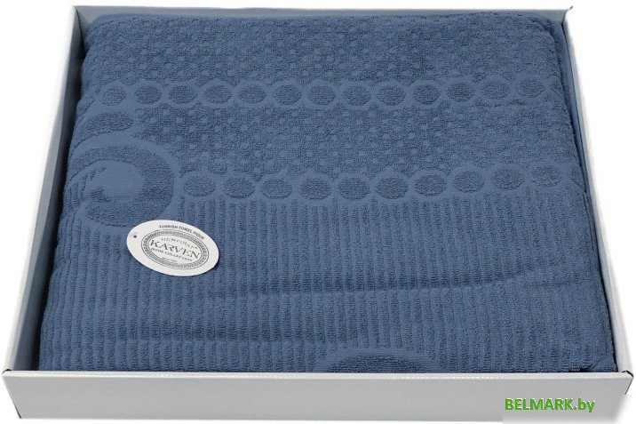 Плед Karven Ester Евро P 961 v14 (индиго) - фото