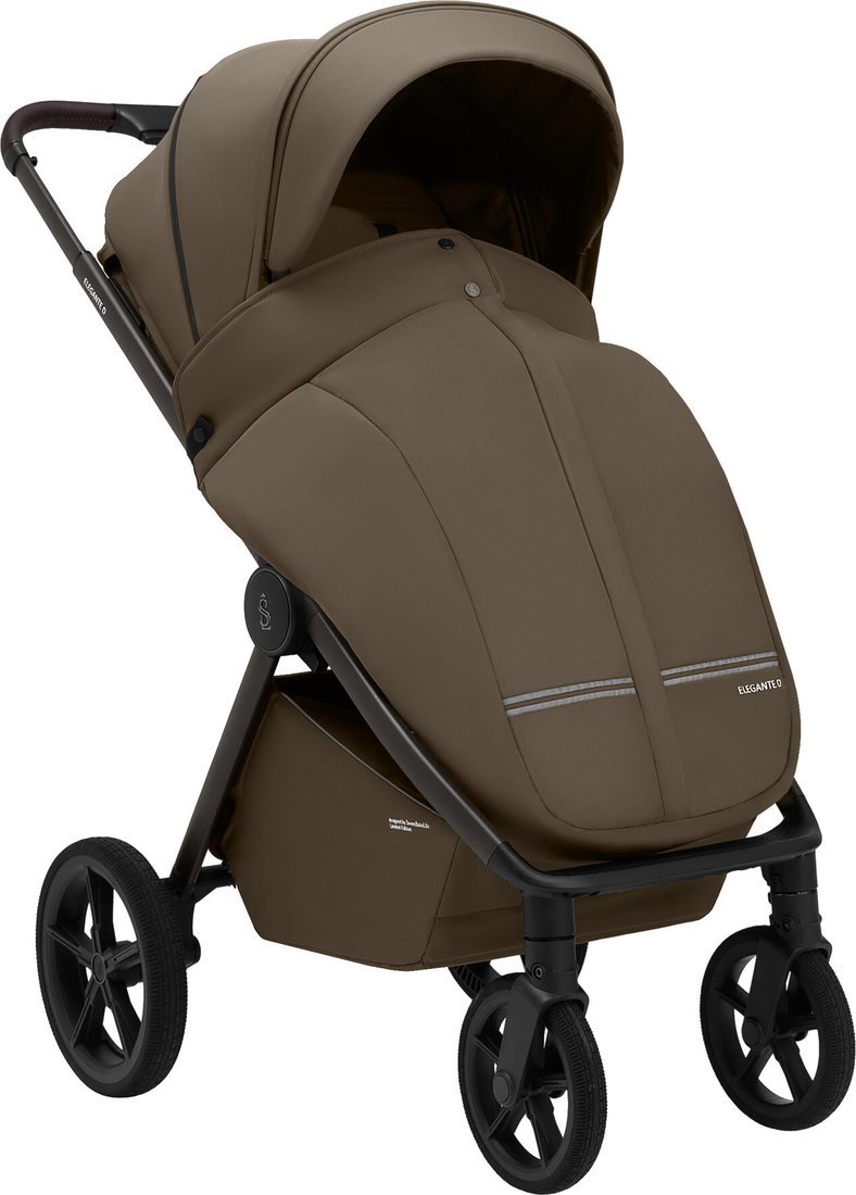 Коляска прогулочная «книга» Sweet Baby SBL Elegante D (темно-бежевый) - фото