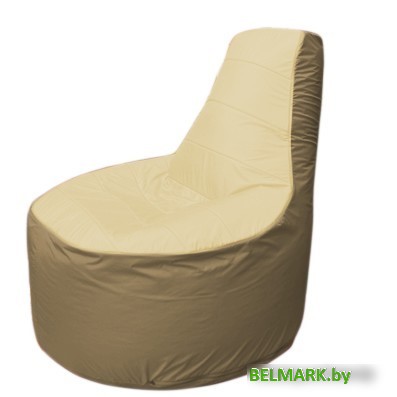 Кресло-мешок Flagman Трон Т1.1-2021 (бежевый/темно-бежевый) - фото