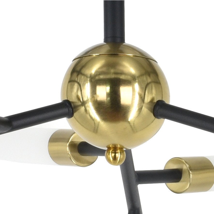 Подвесная люстра Mirastyle SL-21010/9 BK+BRASS+WG - фото2