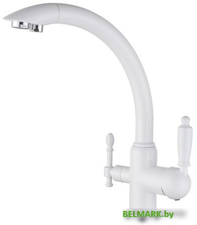 Смеситель Kaiser Vincent (белый) [31244-10 White] - фото