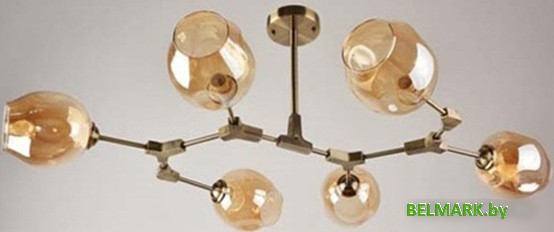 Люстра средней высоты Mirastyle BL-9144/6A AB - фото