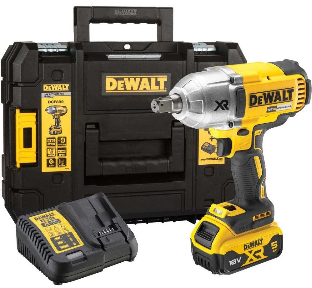 Гайковерт DeWalt DCF899P1 (с 1-им АКБ, кейс) - фото