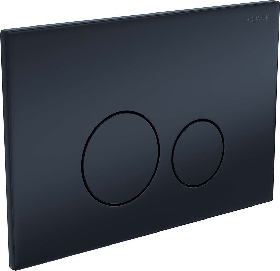 Панель смыва Aquatek KDI-0000037 (черный матовый) - фото2
