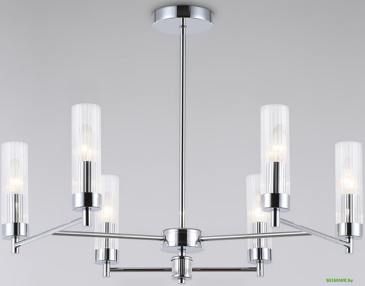 Подвесная люстра Ambrella LH55151/6 CH/CL (хром/прозрачный) - фото