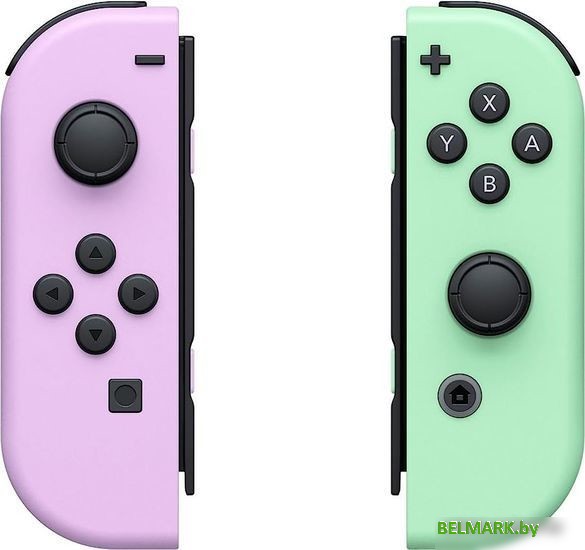 Геймпад Nintendo Joy-Con (пастельный фиолетовый/пастельный зеленый) - фото2