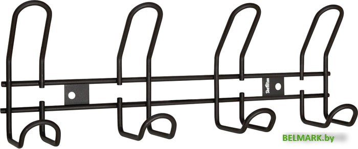 Набор крючков для одежды Sheffilton SHT-WH14-4 971564 (черный муар) - фото
