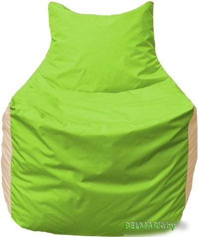 Кресло-мешок Flagman Фокс Ф2.1-162 (салатовый/бежевый) - фото2