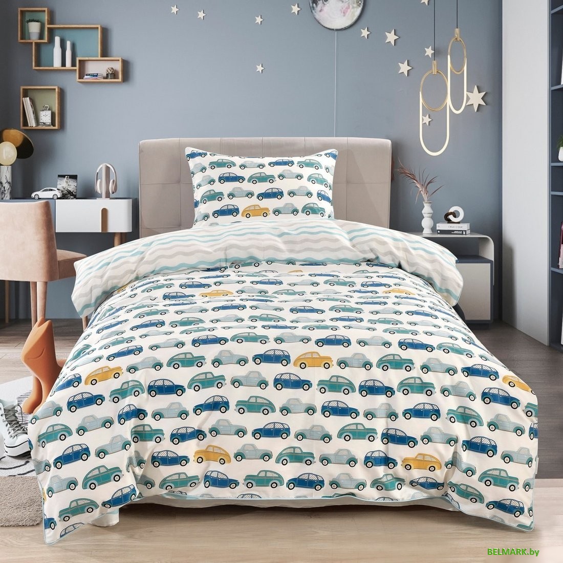 Постельное белье Sofi De MarkO Машинки ретро Детский Дет-785 - фото