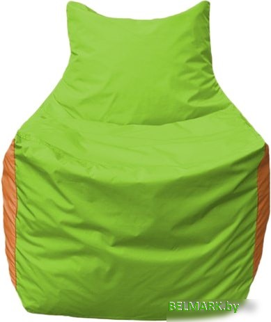 Кресло-мешок Flagman Фокс Ф2.1-163 (салатовый/оранжевый) - фото2