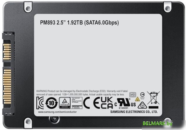 SSD Samsung PM893 480GB MZ7L3480HCHQ-00B7C - фото
