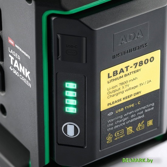 Аккумулятор ADA Instruments LBAT-7800 A00700 (3.7В/7.8 Ач) - фото2