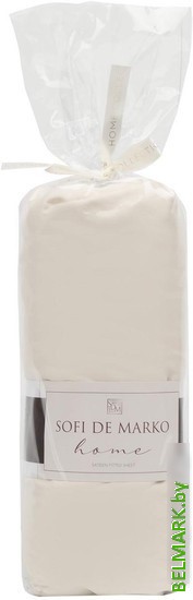 Постельное белье Sofi De MarkO Мармис 180х200х30 ПР-мс-180х200х30крм (кремовый) - фото2