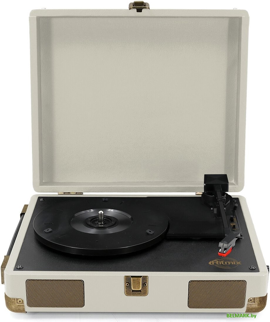 Виниловый проигрыватель Ritmix LP-100 (бежевый) - фото2