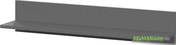 Полка NN мебель Денвер навесная 00-00111730 (графит серый) - фото