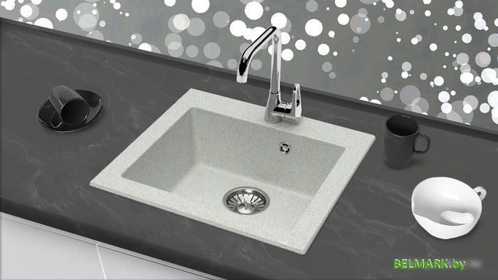 Кухонная мойка Berge BR-4803 (серый матовый) - фото2