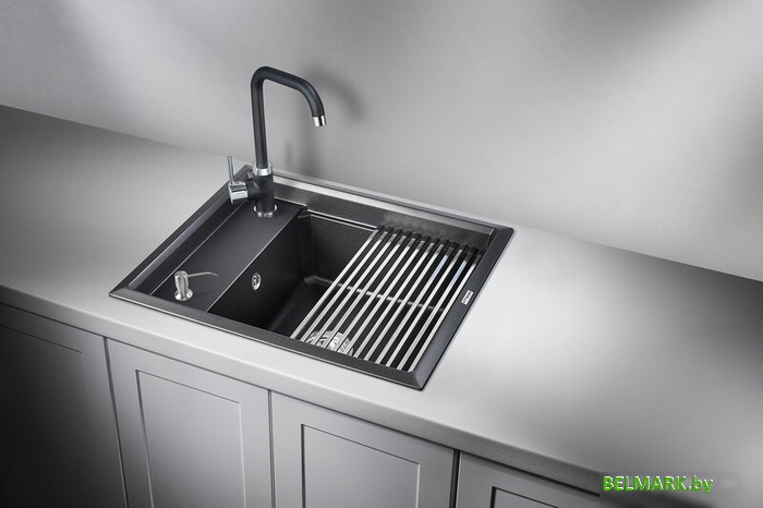 Кухонная мойка Granula KS-6004 (шварц) - фото2
