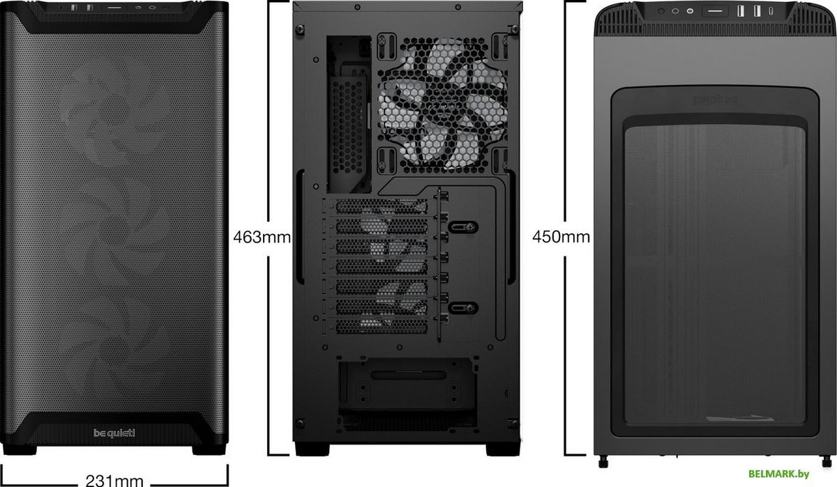 Корпус be quiet! Pure Base 501 LX Black BGW78 - фото2