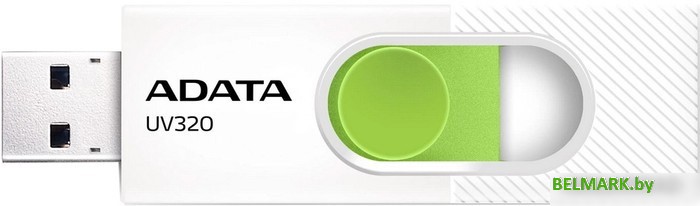 USB Flash ADATA UV320 512GB (белый/зеленый) - фото