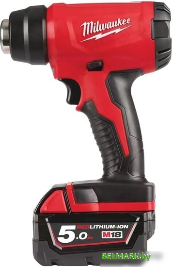 Промышленный фен Milwaukee M18 BHG-502C 4933459772 (с 2-мя АКБ) - фото