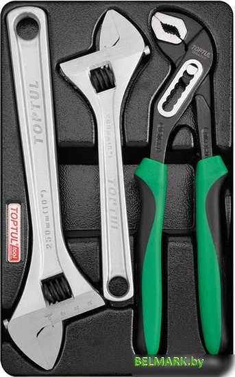 Набор пассатижей Toptul GZA-0304 (3 предмета) - фото