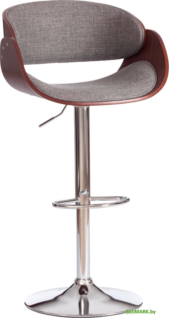 Стул TetChair Lando (серый/орех/хром) - фото