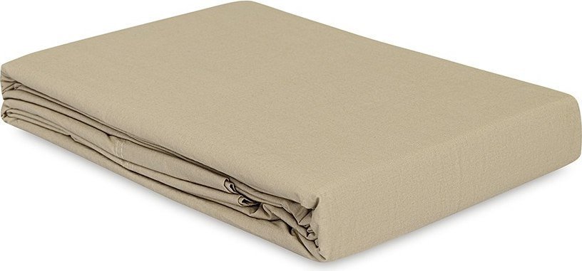 Постельное белье Tkano Essential TK24-FS0032 на резинке (бежевый/серый) - фото2