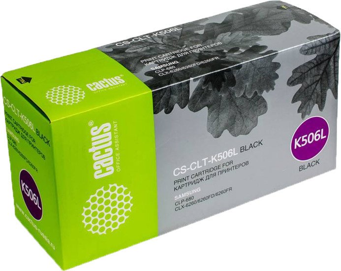 Картридж CACTUS CS-CLT-K506L (аналог Samsung CLT-K506L) - фото