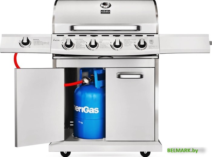 Газовый гриль для дачи Koler Relish v4 (серебристый) - фото2