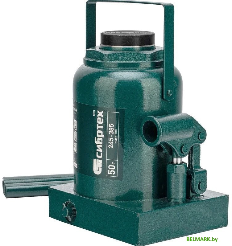 Бутылочный домкрат СибрТех 50811 50т - фото