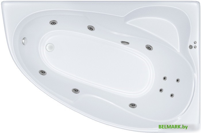 Ванна Triton Изабель 170x100 L Стандарт Flat (с гидромассажем) - фото