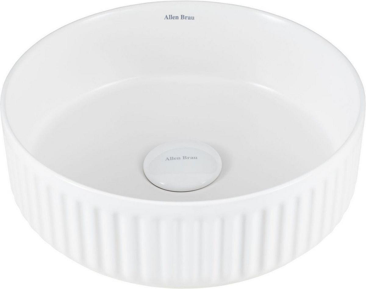 Умывальник Allen Brau Fantasy Line 36 4.11032.21 белый матовый - фото