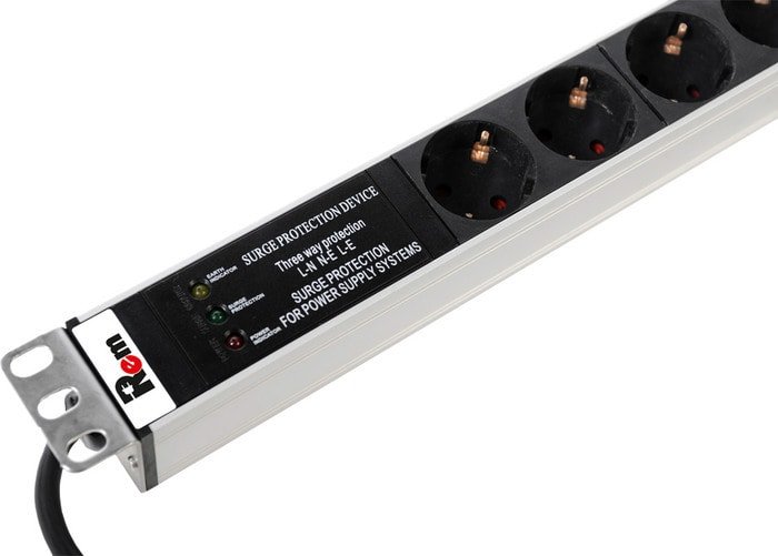 Блок розеток ЦМО R-16-7S-FI-440-3 (7 розеток, шнур 3 м) - фото2