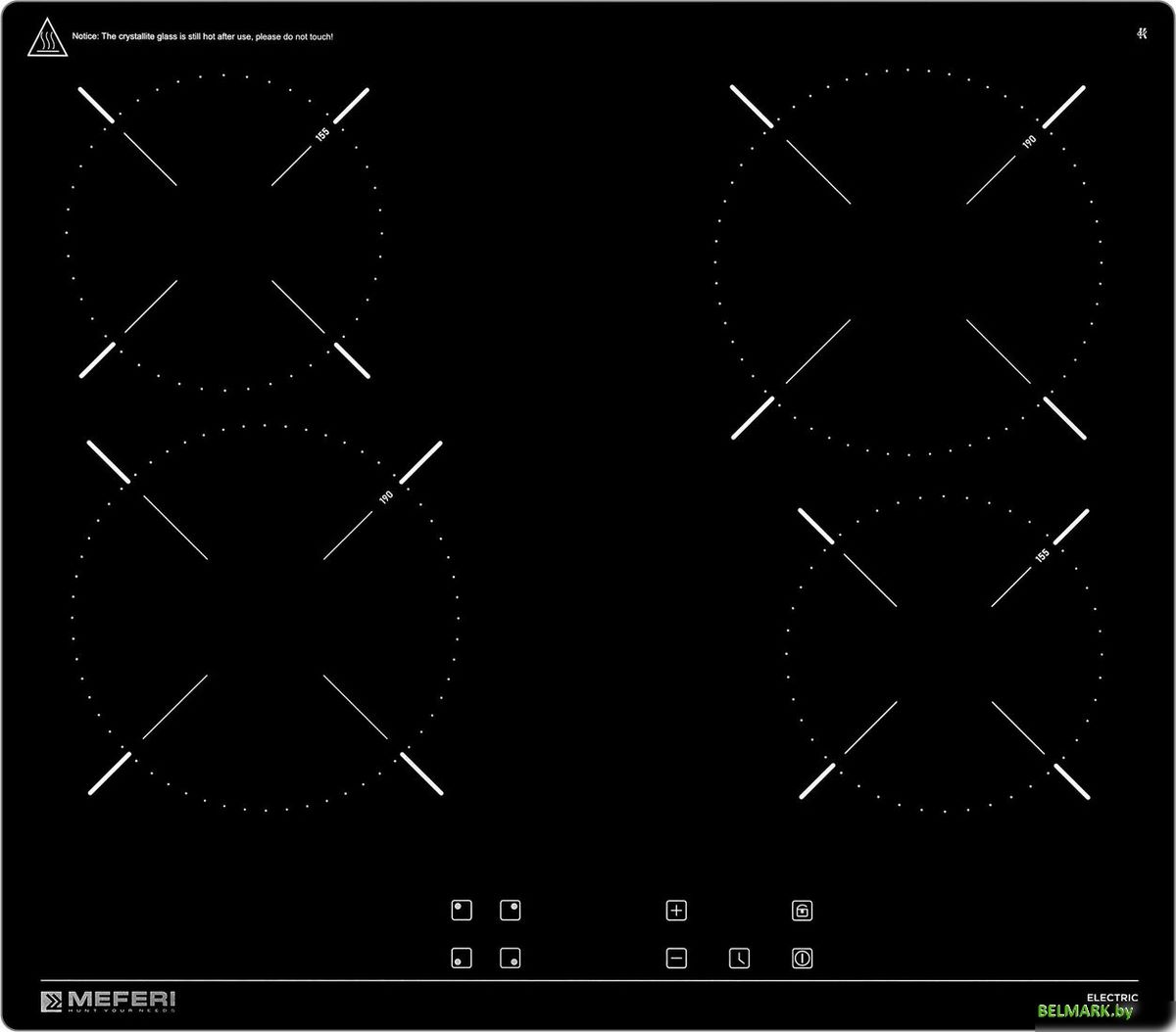 Варочная панель Meferi MEH604BK Light - фото2
