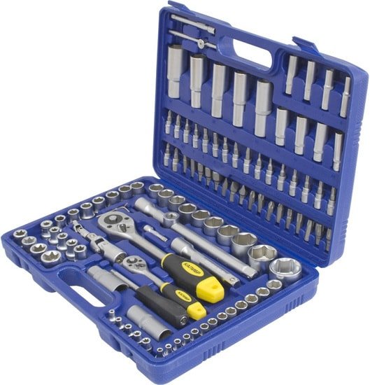 Универсальный набор инструментов Калибр НСМ-108 (108 предметов) - фото2