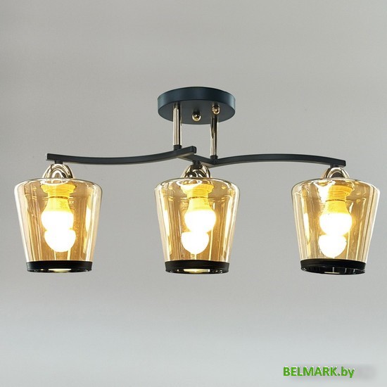 Люстра средней высоты Aitin Pro НПБ 02-3x60-101 9072/3 (черный/золото) - фото2