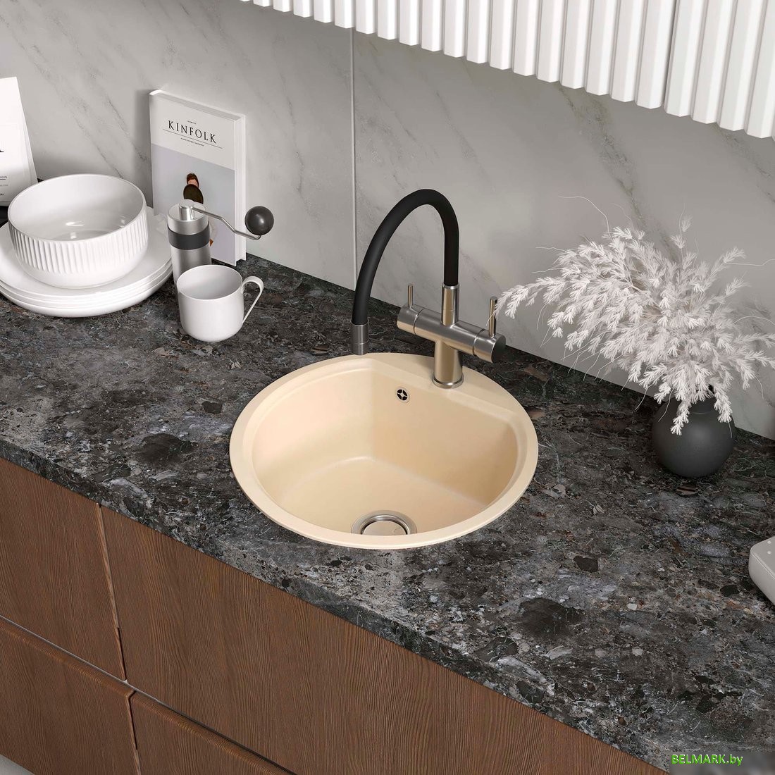 Кухонная мойка Reflexion Start RX0844BE - фото