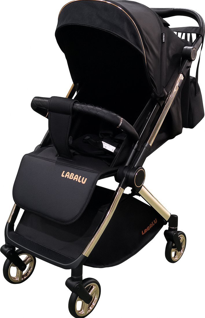 Коляска прогулочная «книга» Labalu Dream D9 (черный) - фото