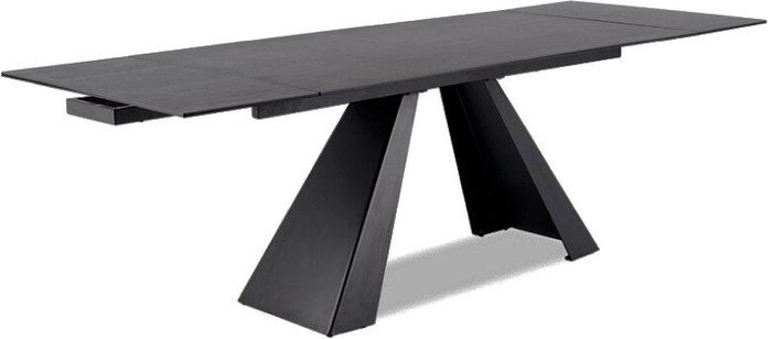 Кухонный стол Signal Salvadore ceramic SALVADORESZC180 (серый мрамор/черный) - фото