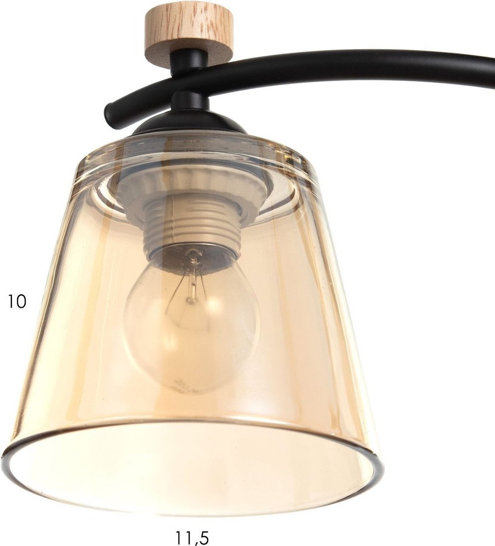 Люстра BayerLux Алатея 9408272 (черный) - фото2