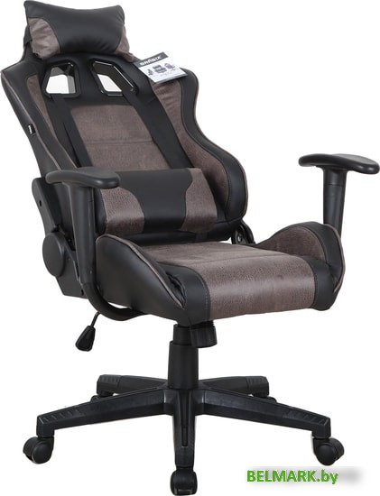 Кресло Brabix GT Racer GM-100 (черный/коричневый) - фото2