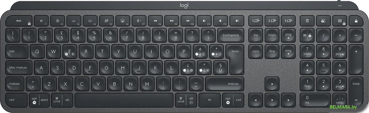 Клавиатура Logitech MX Keys for Business 920-010251 (графитовый, нет кириллицы) - фото