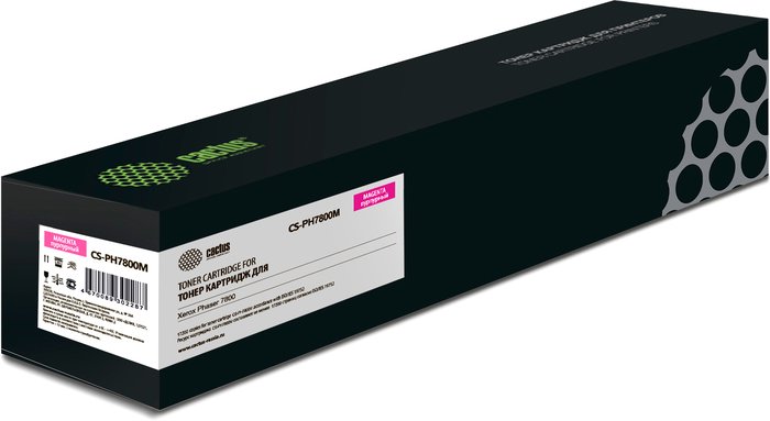 Картридж CACTUS CS-PH7800M (аналог Xerox 106R01571) - фото
