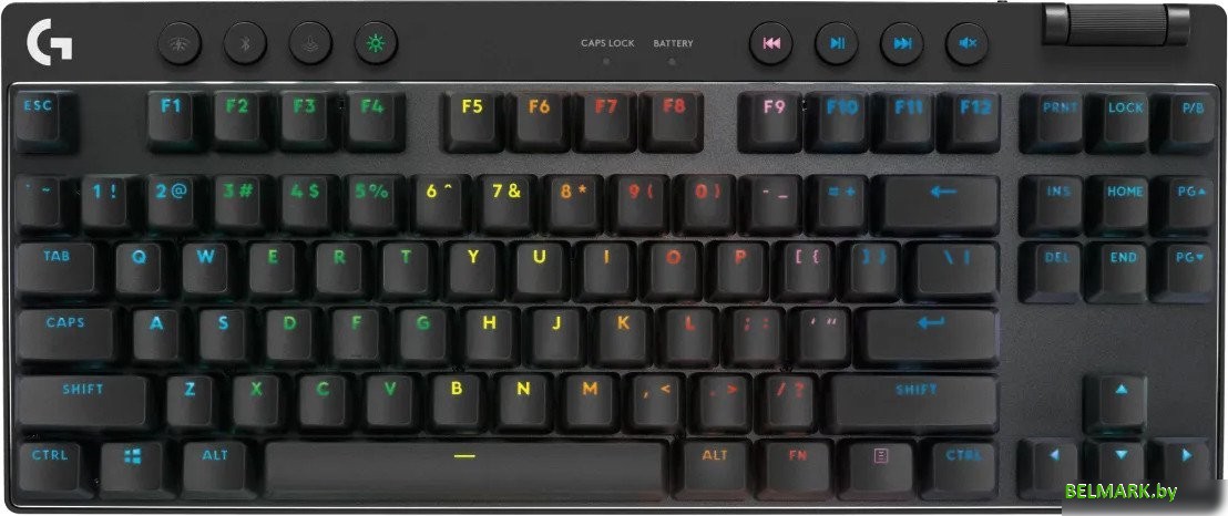 Клавиатура Logitech G Pro X TKL Lightspeed GL Tactile 920-012136 (черный, нет кириллицы) - фото