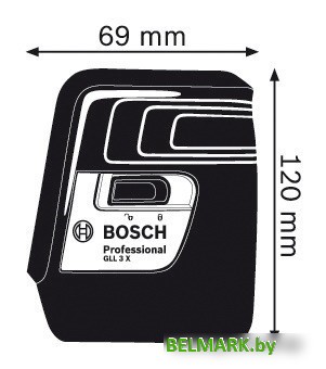 Лазерный нивелир Bosch GLL 3 X Professional [0601063CJ0] - фото2