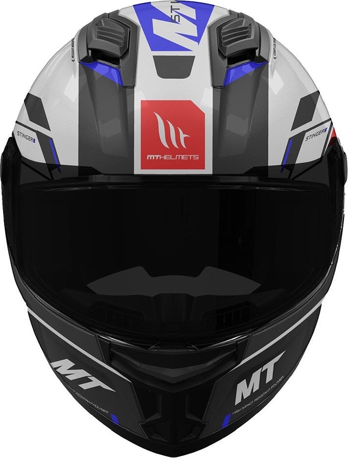 Мотошлем LS2 Stinger 2 Micro (XL, черный/белый) - фото2